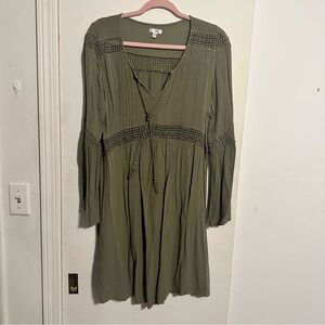 BONGO Sage Green Dress